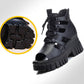Summer Hollow and Breathable Thin Roman Sandals All-match High-heel Platform Sandals Wedge Platform Shoes