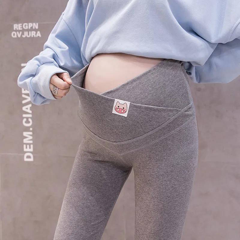 Maternity Pants Winter Wear Plus Cashmere Pregnant Women Pants Autumn and Winter Wear Tide Mother Pregnant Women Leggings