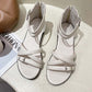 Female Summer All-match Student Fairy Style Flat Shoes Rome Shoes