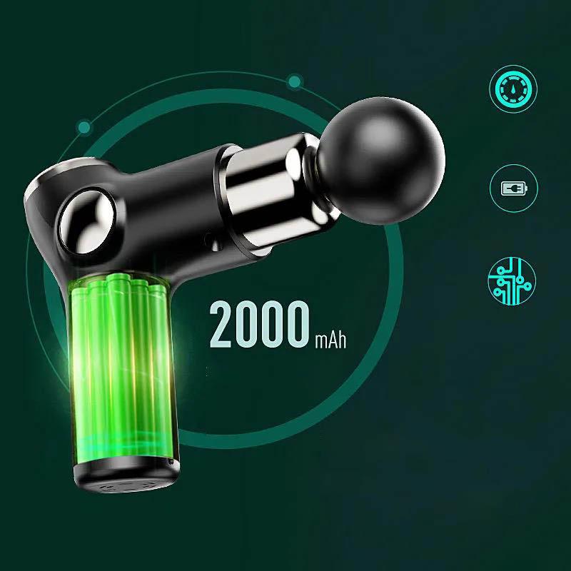 Mini Fascia Gun Deep Muscle Relax Electric Massage Gun Mini Fitness Device Dredge Meridian Weight Loss Artifact
