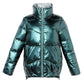 Fashion Women Winter Jackets Stand Collar Thicken Warm Down Coats Silver Bling Parkas 2021 New Lady Warm Jackets and Coat