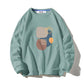 Autumn Round Collar Sweater Men's Loose Casual Pullover