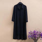 Women's Large Size Mid-length Chiffon Shirt 3/4 Sleeve Cardigan Shirt Spring Summer Loose Casual Sun Protection Coats