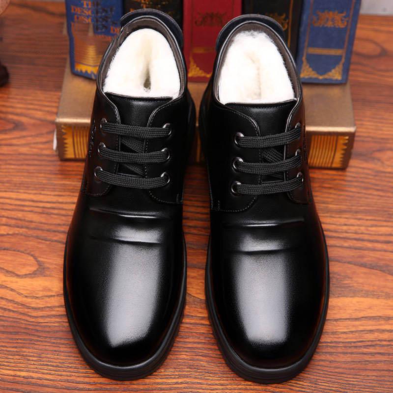 Leather Shoes Men Waterproof Boots Men Casual Shoes Fashion Ankle Boots for Men Winter Men Boots