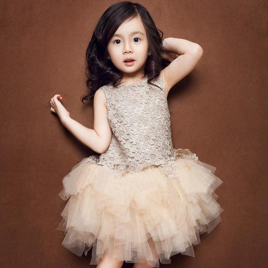 Girls' Summer Clothes Children's Clothing Vest SkirtsBaby Sleeveless Dresses Girls Foreign Style Gauze Dress