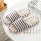 Women Indoor Slippers Floor Flat Shoes Spring Autumn Linen Flip Flops Home Slippers Female Comfortable Zapatillas de hombre New
