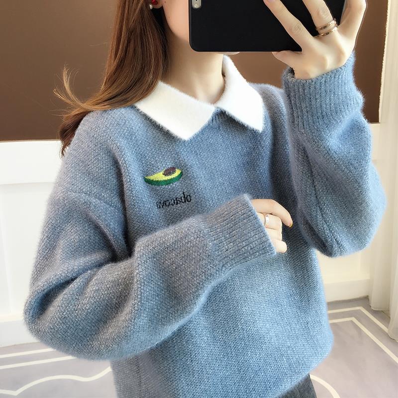 Women's Sweater Slim Long-sleeved Fashion Inner Pullover Bottoming Shirt