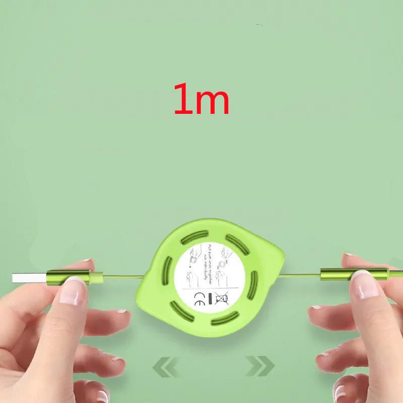 Three-in-one Data Cable 1m Long USB Car Data Cable Android Apple Type-C Connector Electronic Device Charging Cable