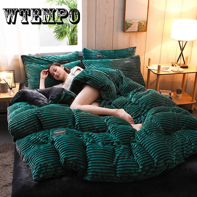 Fashion Bedding Sets Bed Linen Duvet Cover Flat Sheet Bedding Set Winter King Queen,bed Set