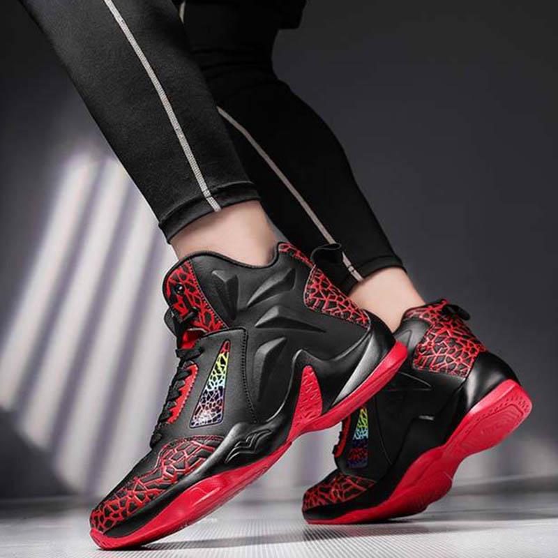Men Shockproof  Sneakers High-top Basketball Shoes Breathable Women Running Shoes Tactical Boots