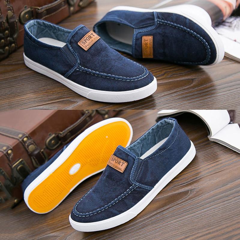 Spring Sports Leisure Breathable Men's Shoes All-match Old Beijing Cloth Shoes Lazy Men's Work Shoes
