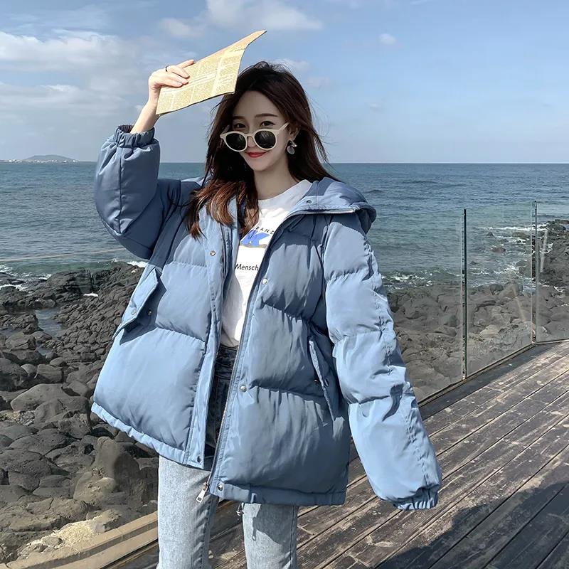 Cotton-padded Jacket Women's Winter Cotton-padded Jacket Korean Style Loose and Thick Student Short Down Padded Jacket