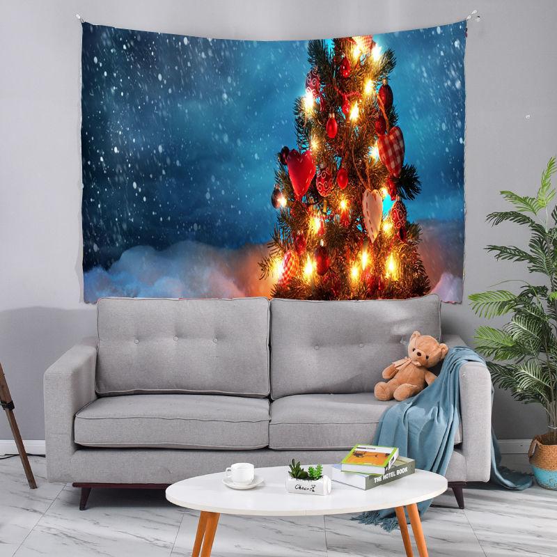 Christmas Tree Tapestry Bedroom Dormitory Wall Decoration Simple Wall Tapestry