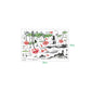 [Wall sticker ]Chinese Style Lotus Rhyme Character Painting Art Wall Stickers Diy Living Room Bedroo