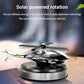 Helicopter Shape Solar Aroma Diffuser Car Decoration Ornaments Aluminum Alloy Solar Rotating Aircraft Car Accessories