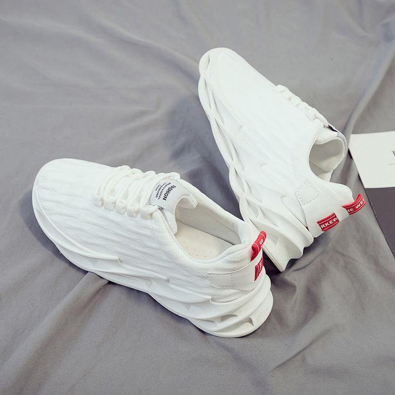 Spring and Summer Flying Woven Mesh Shoes Sneakers Men's Students Casual Breathable Running Shoes