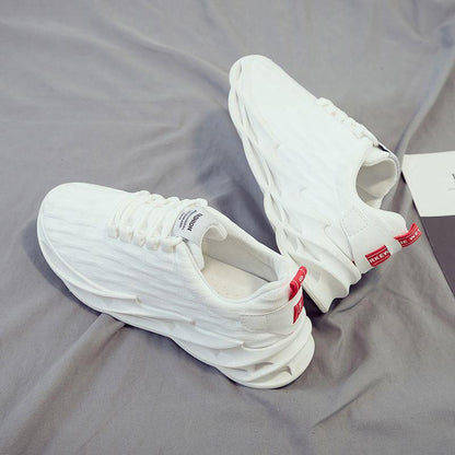 Spring and Summer Flying Woven Mesh Shoes Sneakers Men's Students Casual Breathable Running Shoes