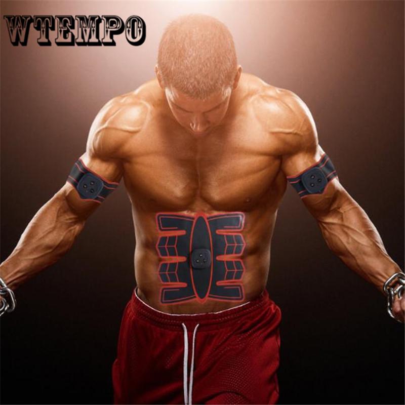 EMS Muscle Stimulator Fitness Abdominal Training Pad Unisex Muscle Training Body Muscle Massager