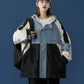 Large Size Women Jacket Spring Hooded Coat Casual Loose Windbreaker Comfortable Top for Youth