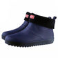 About1988 Men's Fashion Casual Outdoor Waterproof Short Ankle Rain Boots Non-slip Waterproof Shoes Plus Velvet