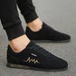 Spring Men Black Shoes Sports Casual Board Shoes Versatile Students MEN'S SHOES Social Canvas Trendy