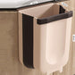 Kitchen Trash Can Folding Hanging Household Cabinet Door Wall Hanging Storage Bin Trash Bin Kitchen Waste Trash Basket Vehicle