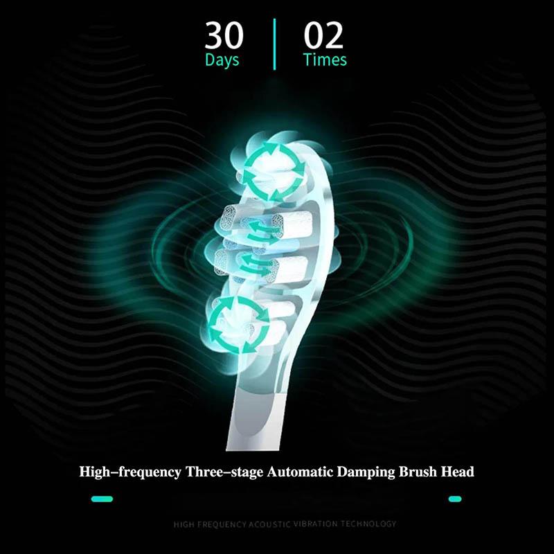 Oral Care Products Student Party Ultrasonic Rechargeable Electric Toothbrush Soft Hair Whitening Waterproof Ultra-quiet Power Strong