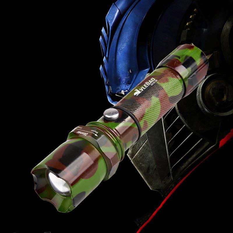 Led Zoom Flashlight Strong Light Rechargeable Super Bright Special Forces Long-range Waterproof Self-defense Household Outdoor Electric Light Small