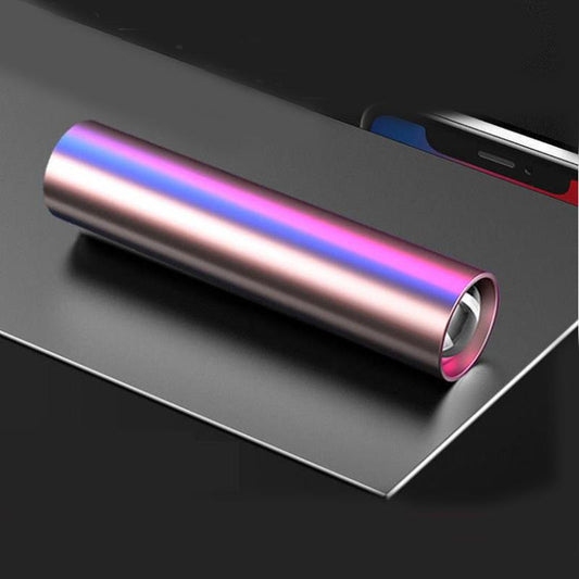 1/5pcs Mini Flashlight Strong Light USB Rechargeable LED Light Outdoor Long Shot Pocket Flashlight 8cm Long
