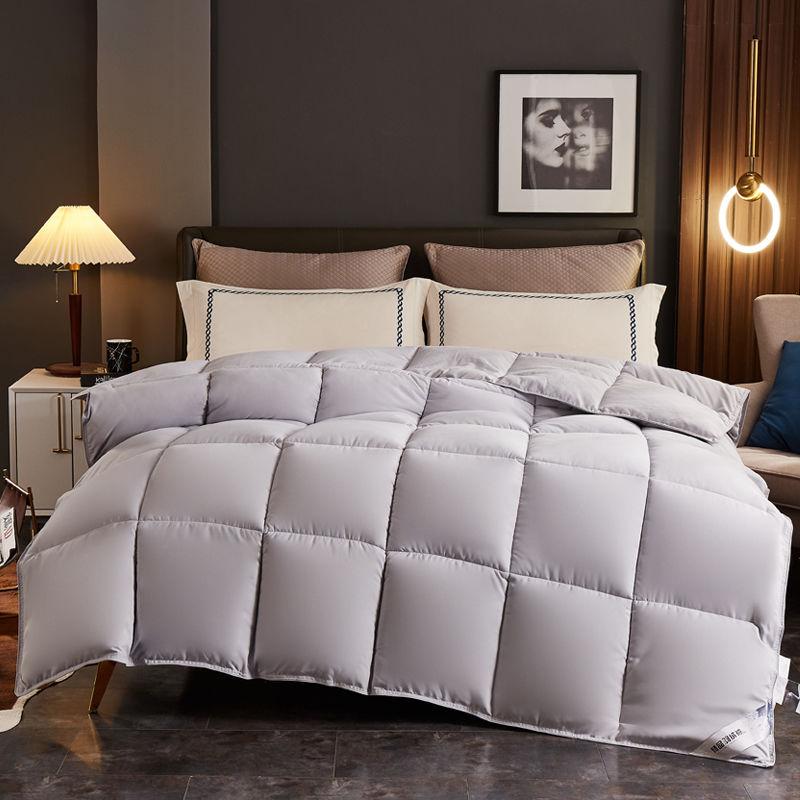 Winter Thick Warm Down Quilt Household Single Double White Goose Down Quilt Student Dormitory Four Seasons Universal Quilt
