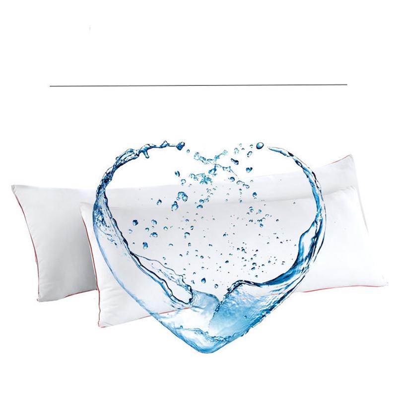 Double Pillow Couple Lengthen Plus Pillow Neck Pillow Long 1.2M Jacquard Pillow Free Pillowcase