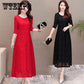 2019 spring and summer new long dresses slim lace large size dress 5XL Women Summer Female vestido
