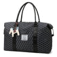 Large Capacity Travelling Bag Portable Luggage for Business Trip Korean Dog Tooth Bag Ladies Leisure Single Shoulder Bag Waterproof Storage Bag