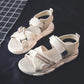 Sports Sandals Women's Soft Sole Lightweight Korean Fashion Sandals Student Velcro Beach Shoes