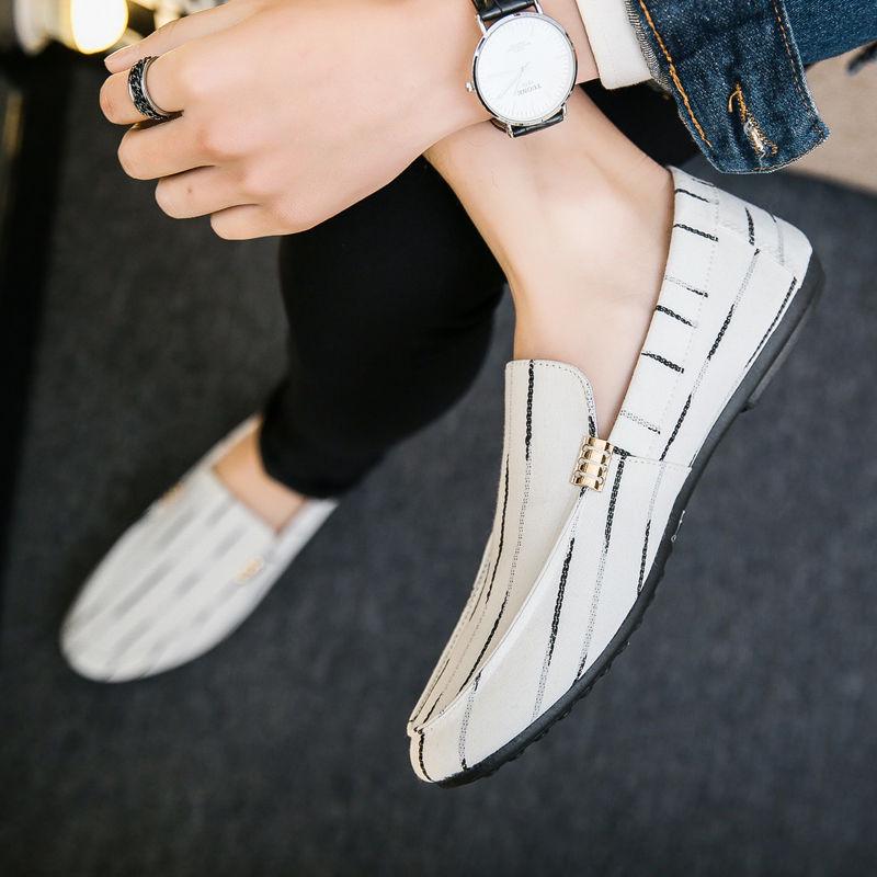 Men Loafers 2020 Spring Summer Men Shoes Casual Shoes Light Canvas Youth Shoes Men Breathable Fashion Flat Footwear