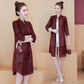 Women's Solid Color Long Coat Sun Protection Clothing Women's Mid-length Beach Chiffon Cardigan Shawl Air-conditioning Shirt Thin Coat