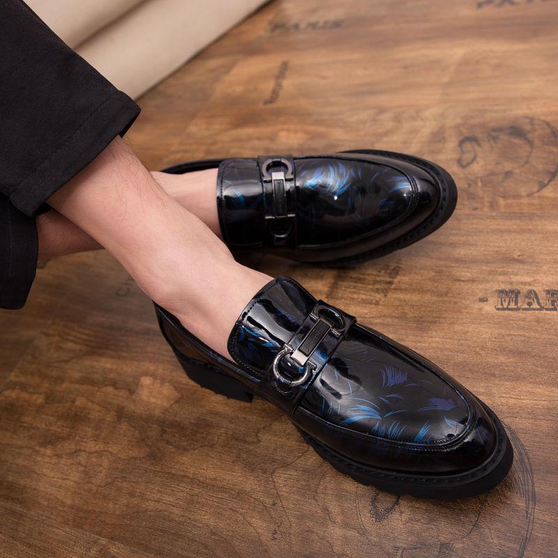 Formal Leather Italian Pointed Toe Men Shoes For Wedding Dress Oxfords Italy British Style Pointy