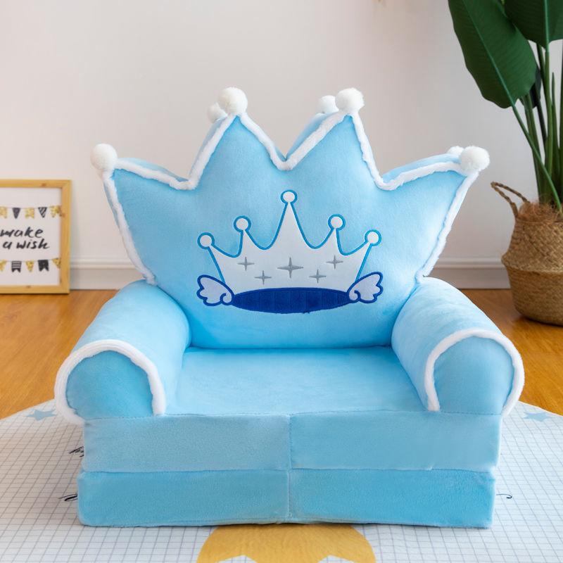 2 Layer Folding Chair Cartoon Animal Baby Children Armchair Sofa Soft Tatami Safe and Anti-drop