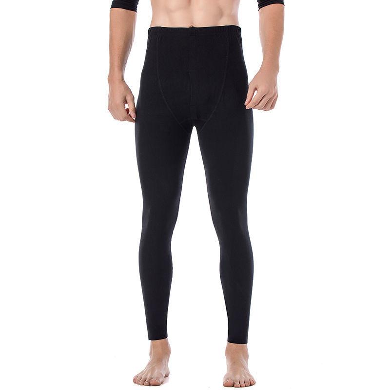 Men Winter Thermal Pants Male Autumn Tight Pants Thicken Windproof Comfortable Soft Lining High Elasticity Slim Wearable Versatile Spring Sweatpants