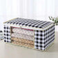1PCS Storage Bag Non-woven Transparent Window Clothes Organizer Bag for Easy Folding Household Goods