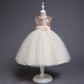 5-14yrs Baby Girl Flower Sequin Dress High Quality Party Princess Dress Children Dress