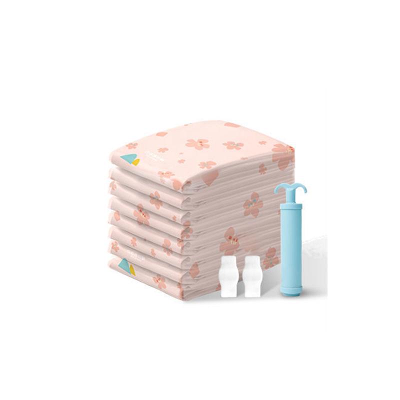 Free Hand Pump Vacuum Compression Bag Cotton Quilt Clothing Storage Bag Student Luggage Extra Large Moving Packing Bag Household
