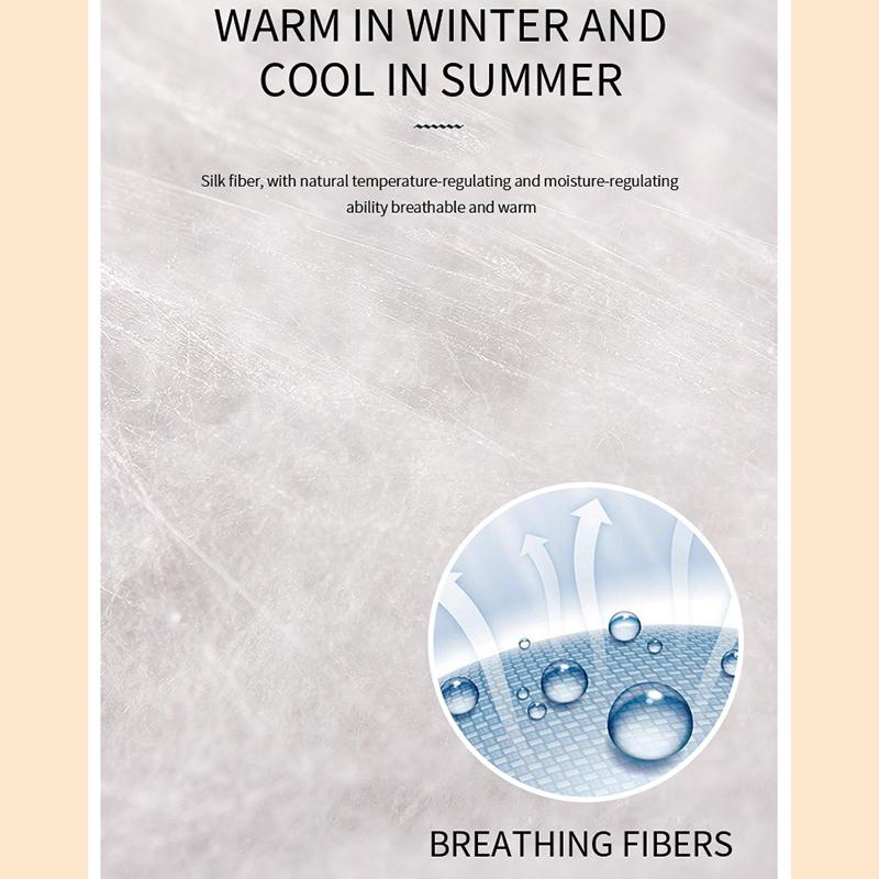 Silk Quilt 100% Mulberry Silk Cotton Quilt Winter Thickening Dormitory Single Warm Winter Quilt Core Double Air-conditioned Quilt