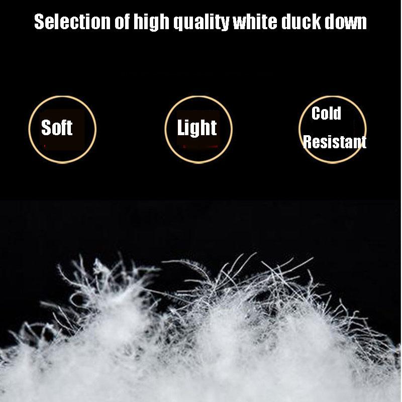 Winter Duck Down Jacket for Women Hooded Puffer Jacket  White Duck Down Coat Thick Warm Long Parkas Coat  Female Outwear