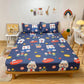 Three-piece Pillowcase with Thickened Non-slip Protective Cover Cotton Bedspread Mattress Cover Sheet