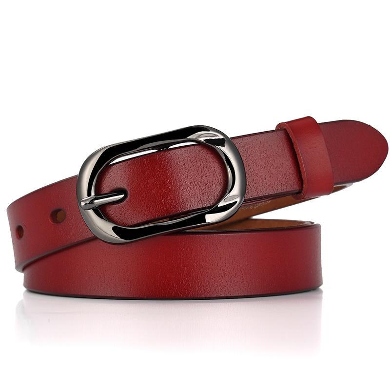 Belt black pin buckle fashion adult casual belt unisex