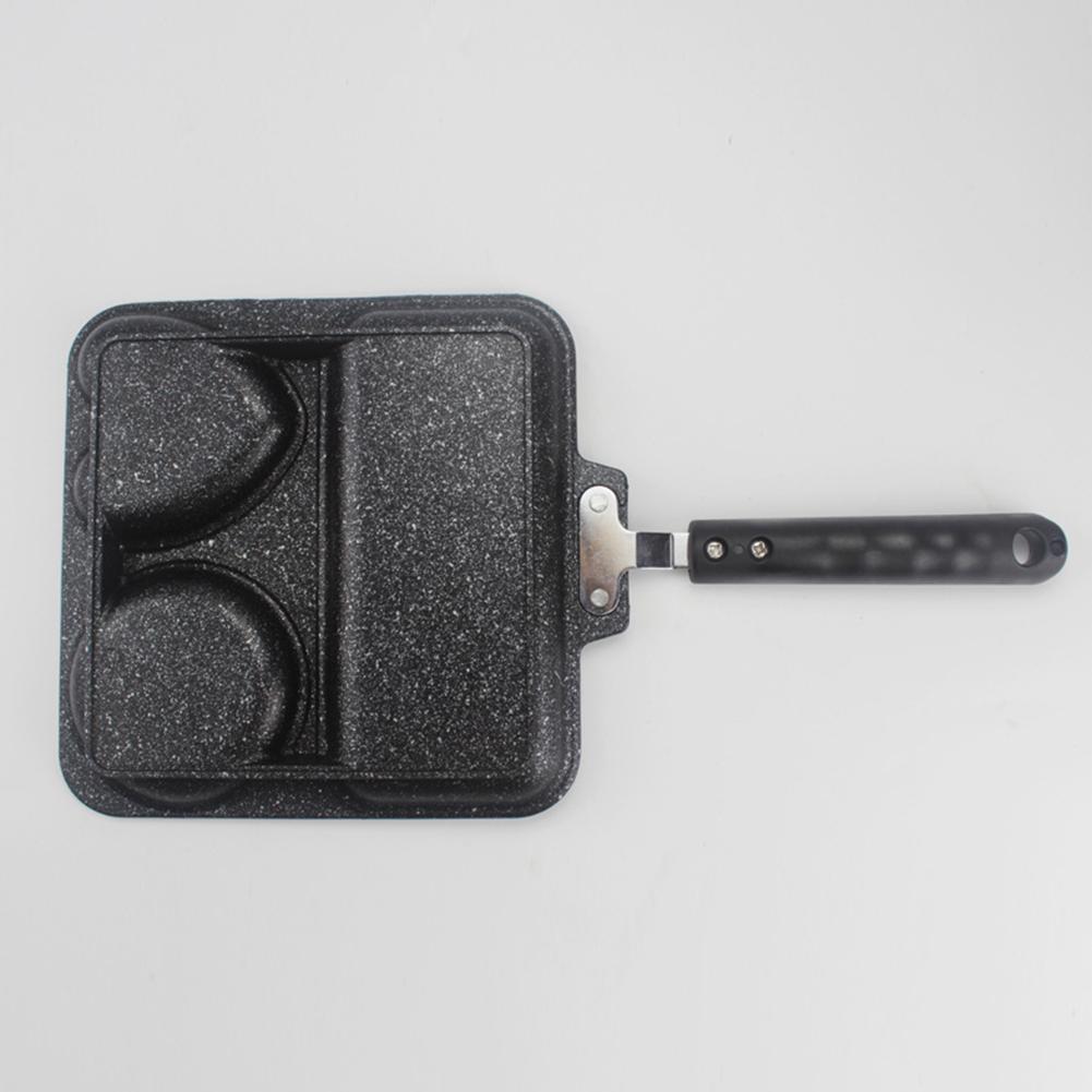 House 3-in-1 Breakfast Pan Non Stick Steak Frying Pan Cookware Aluminum Alloy Household Grill Plate Cooking Baking Mold