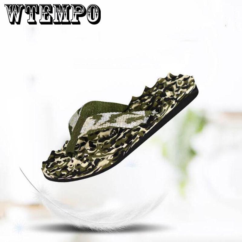 Summer Men's Slippers Flip Flops Men's Sandals and Slippers Non-slip Soft Bottom Fashion Camouflage