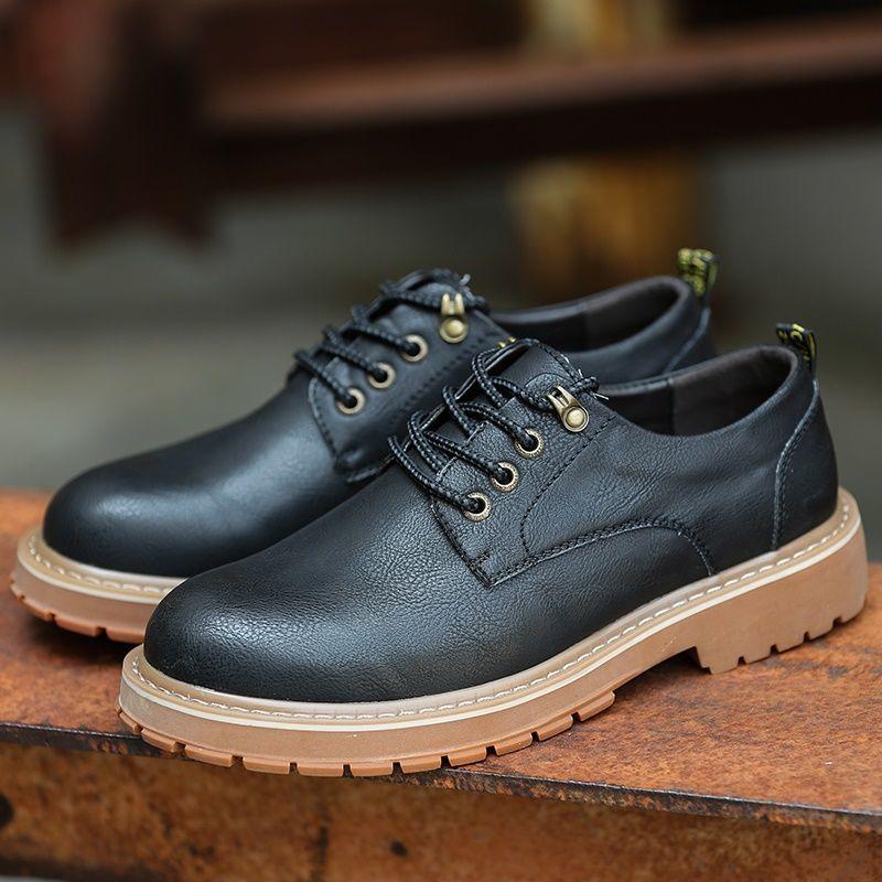Autumn New Martin Boots Warm Men's Boots Retro Casual Shoes Short Boots