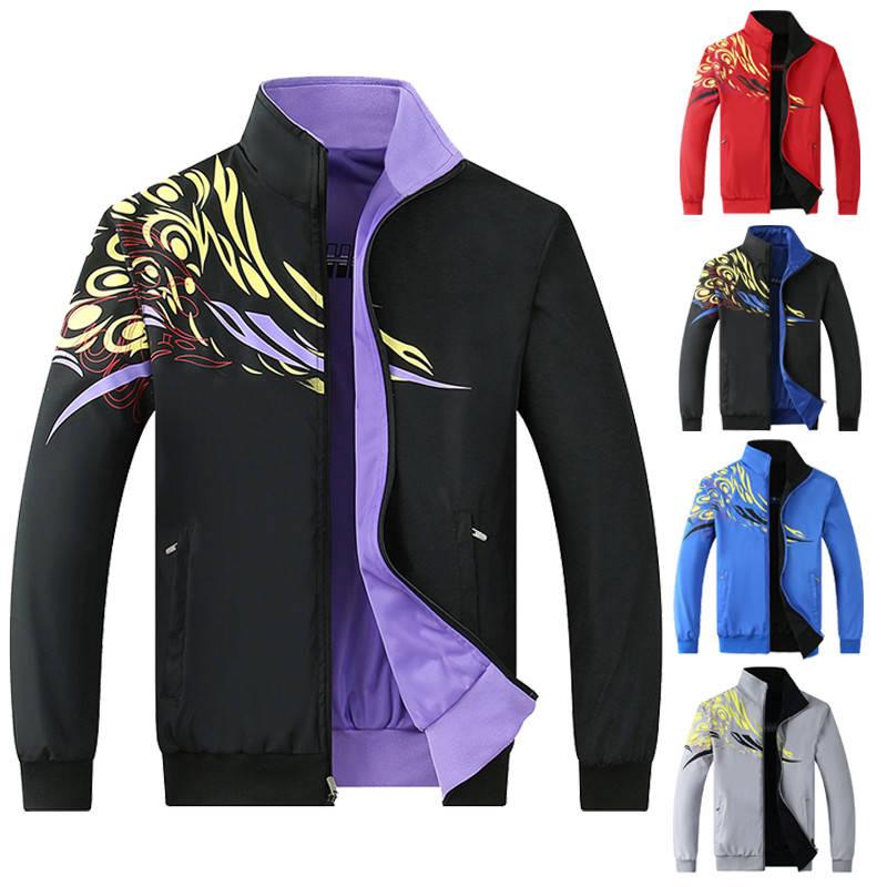 Men Baseball Jacket Autumn Male Coats Slim Fit Pilot Jackets Men's Stand Collar Bomber Jacket Coat